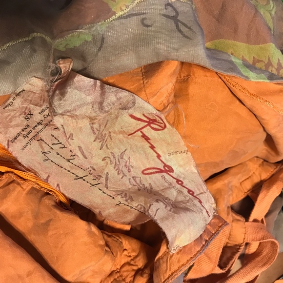 DA NANG RANGOON SILK LAYERED CORSET DRESS XS - Picture 11 of 11